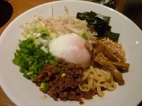 「麻辣担々まぜそば」@中華そば 二階堂の写真