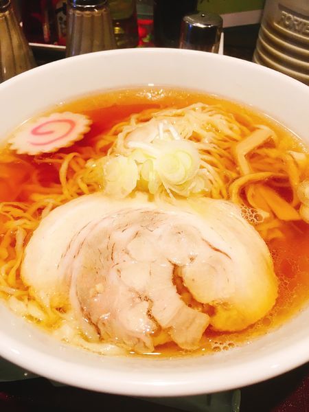 「佐野醤油ラーメン 大盛」@佐野らーめん 麺番長 伊勢崎店の写真