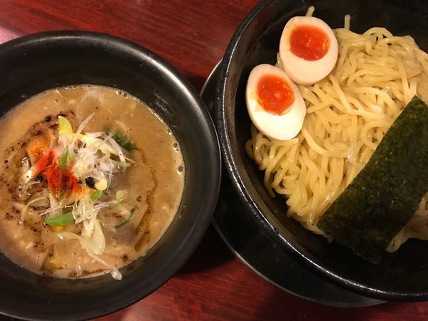 「味玉豚骨味噌つけめん（¥980）」@豚骨ラーメン じゃぐら 高円寺店の写真