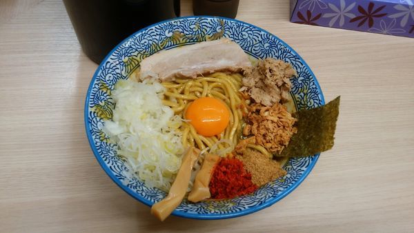 「狼煙まぜそば(カレーに変更)白めし半分」@狼煙 大宮店の写真