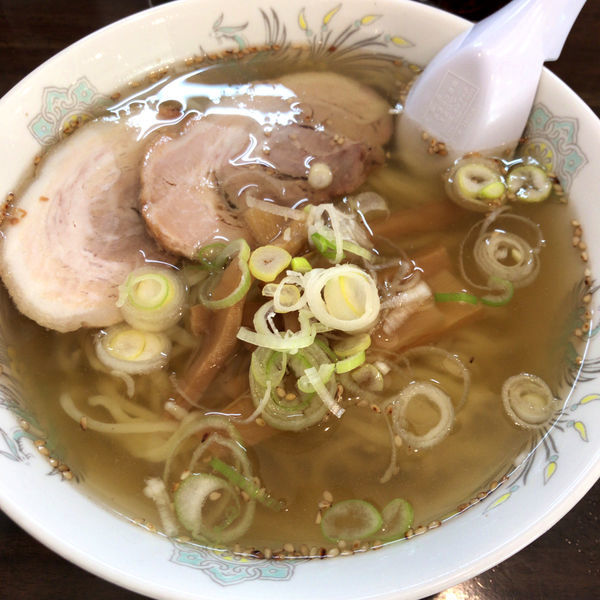 「塩ラーメン　650円」@青竹手打ちラーメン 義信の写真