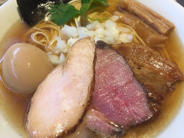 「特製あっさり煮干し中華そば（大）」@煮干し中華そば 一燈の写真