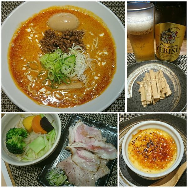 「【限定】もち豚の肉味噌坦々麺 ￥1100」@生粋 花のれんの写真