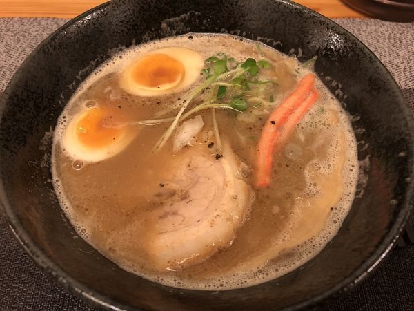 「かにとんこつラーメン」@麺屋あげはの写真