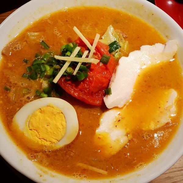 「【季節限定】カリ～味噌らあめん ８８０円他」@中華そば 二階堂の写真