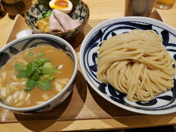 「酒粕濃厚つけそば(1000円)」@銀座 風見の写真