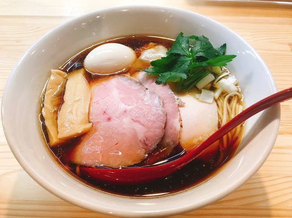 「(松)特級中華そば 900円」@自家製麺 くろ松の写真