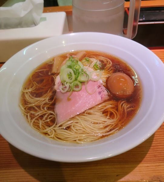 「味玉らーめん」@らーめん芝浜の写真