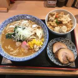 冬の限定柚子味噌らー麺