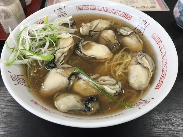 「かきラーメン　1,000円」@えんまん亭の写真