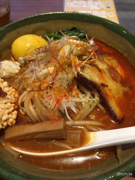 「特選辛味噌そば」@焙煎汐蕎麦処金字塔 立川店の写真