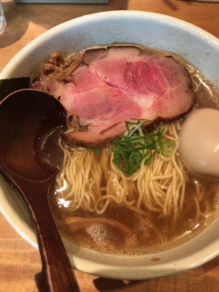 「味玉そば大盛り（1.000円）」@中華蕎麦 蘭鋳の写真