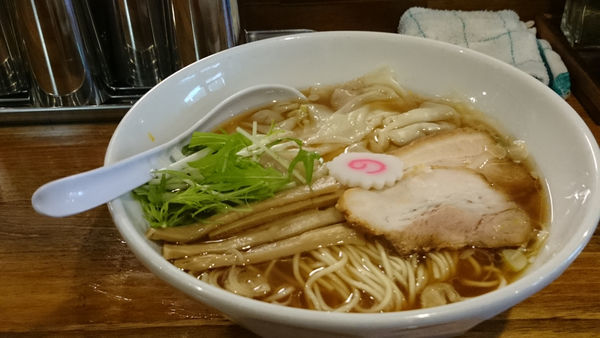 「ワンタンメン」@中華ソバ 素和可の写真