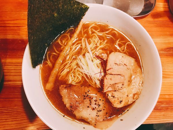 「やまふじラーメン(細麺)」@らーめん やまふじ 新大阪本店の写真