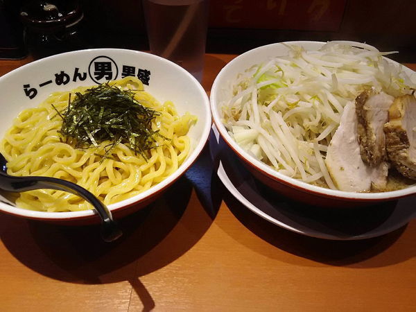 「つけ麺780円ヤサイ増し」@らーめん男盛 本店の写真