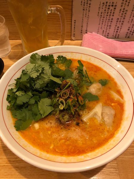 「極選坦々そば」@地球の中華そばの写真