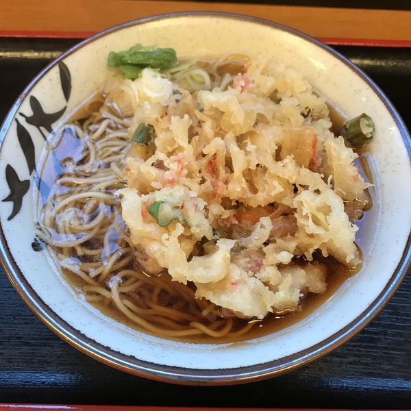 「かきあげ（￥410）」@そばよし 神谷町店の写真