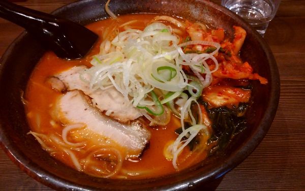 「キムチラーメン」@北海道らぁ麺 ひむろ 秋葉原店の写真