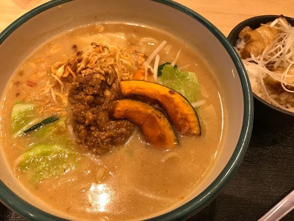 「甲州味噌ラーメン」@蔵出し味噌 麺場 田所商店 談合坂サービスエリア店の写真