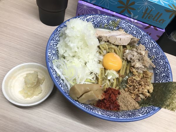 「まぜそば」@狼煙 大宮店の写真