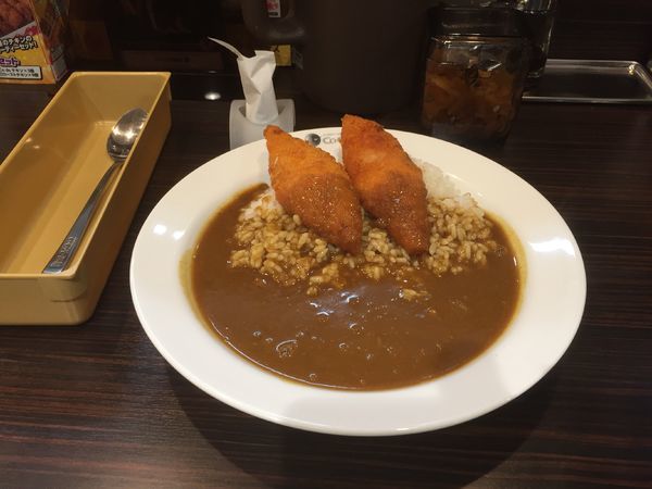 「フィッシュフライカレー」@カレーハウスCoCo壱番屋 小田急祖師ヶ谷大蔵駅前店の写真