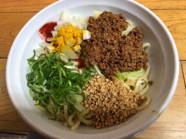 「カレー汁なし担々麺」@自家製麺 てんかの写真