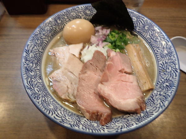 「特製濃厚煮干しそば（期間限定の塩）（980円）」@煮干しつけ麺 宮元の写真
