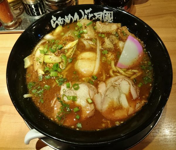 「戦国武将らぁめん家康公  830円」@らあめん花月嵐 浅草雷門店の写真