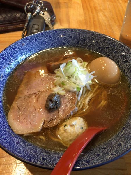 「味玉鶏ソバ」@中華蕎麦 つけ麺 五味五香の写真