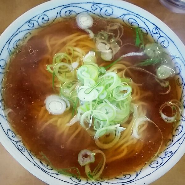 「ネギラーメン ２００円＋餃子 １５０円」@味の天龍の写真