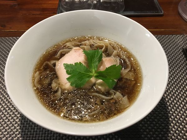 「ポルチーニ香る新麦そば」@らぁ麺 やまぐちの写真