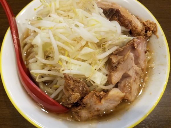 「らーめん並」@ラーメン イエロー 御徒町店の写真