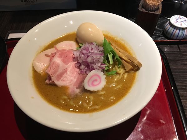 「あん肝牡蠣味噌」@鶏そば なんきち 東京店の写真