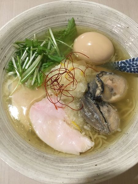 「味玉 塩そば」@麺処 きなりの写真