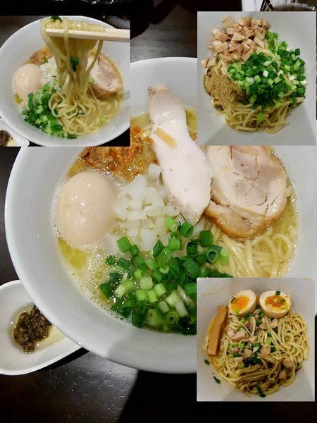 「鶏白湯・トリュフの香り・和え玉・味玉」@活龍鶏そば専門店 とりだけの写真