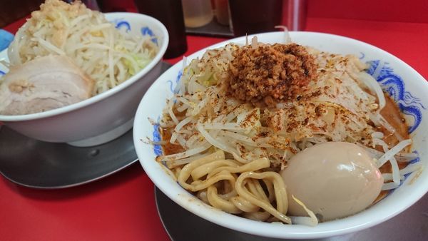 「限定 タンタンメン(ヤサイ、アブラ)＋味玉」@ジャンクガレッジ 北浦和店の写真