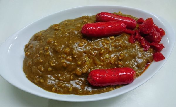 「ウインナーカレー  600円」@まんてんの写真