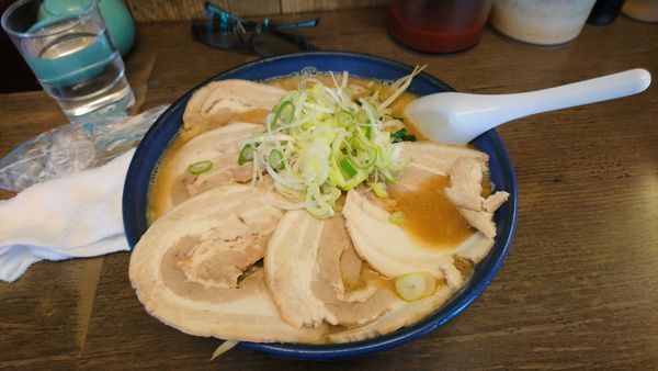 「味噌チャーシュー油少なめ」@らーめん弁慶 堀切店の写真