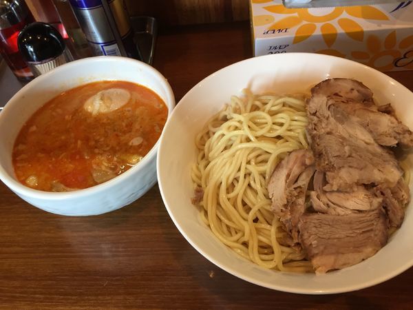 「つけめん  ごま（中盛）チャーシュー」@麺家 彩華 池上店の写真