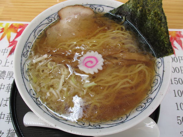 「牛と地鶏の濃厚中華そば　「750円」」@中華そば 地鶏丸の写真