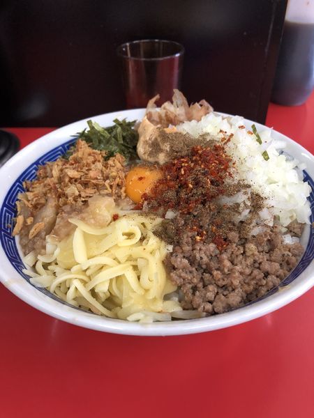 「まぜそば大 チーズ 玉ねぎ」@イマイ帝国の写真