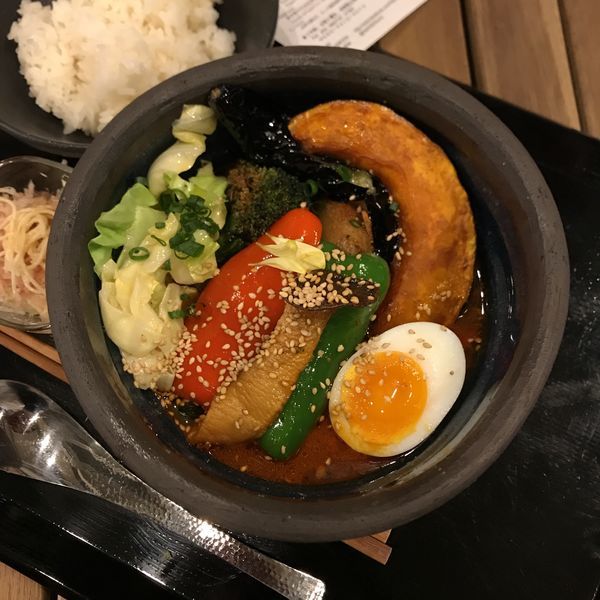 「頂点（日本一）のスープカレー」@蜂鳥カリーの写真