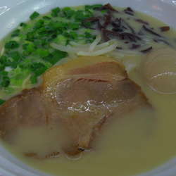 白ラーメン＋味付け玉子