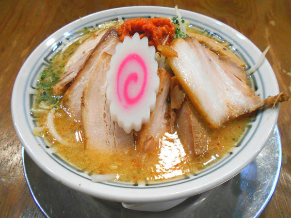 「からし味噌ちゃーしゅうめん(￥920+税)」@ちゃーしゅうや武蔵 アピタ静岡店の写真