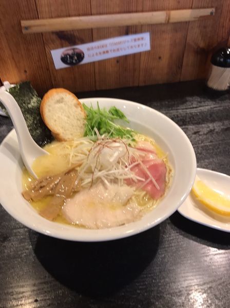 「濃厚鶏白湯 塩」@上気元 いただきの写真