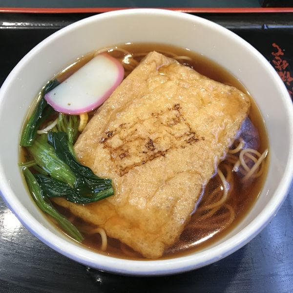 「きつね(¥350)」@小諸そば 茅場町店の写真