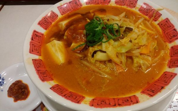 「辛旨盛り！辛味噌マーボタンメン・辛口」@バーミヤン みなとみらい店の写真