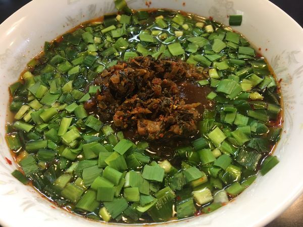 「ニラそば700円」@らーめん 竜屋の写真