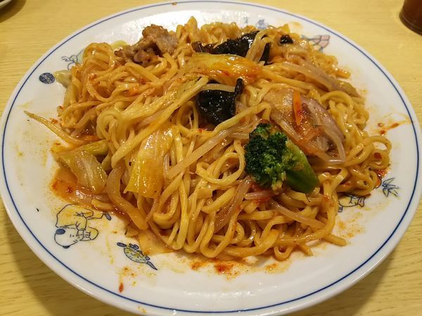 「チャーメン　（麺ダブル：㋚で１００円）※豆板醤カスタマイズ」@テンホウ 松本渚店の写真