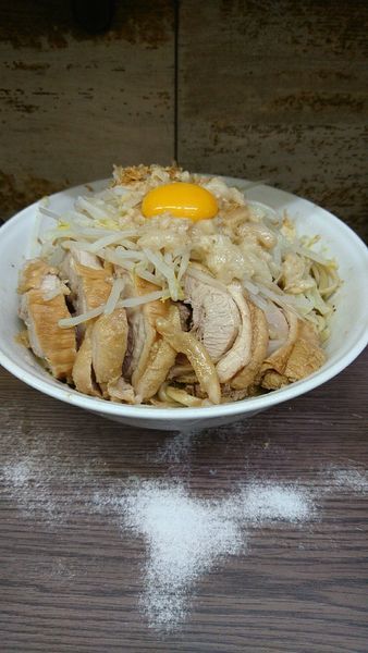 「大豚　汁無し　920円　全増し」@ラーメン二郎 横浜関内店の写真